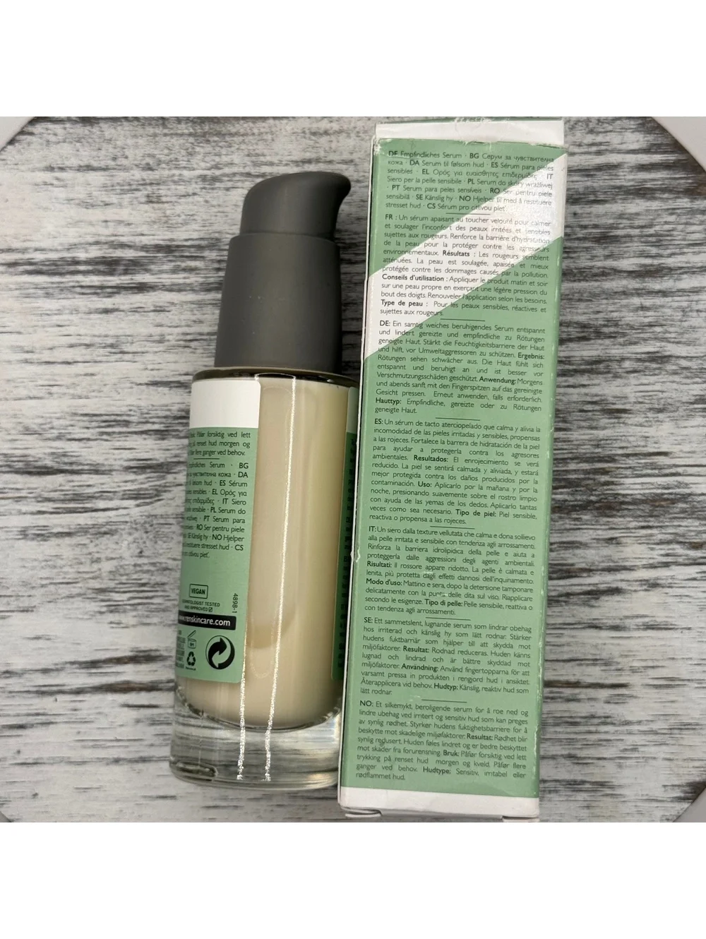 REN Evercalm Redness Relief Serum Full Size 1.02 fl oz/30ml RARE Brand New